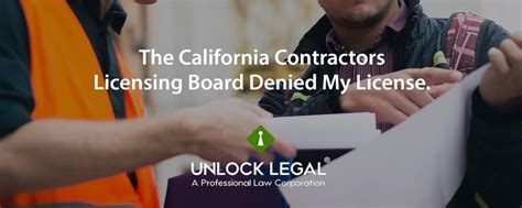 California Contractor License Application Denied By The Board