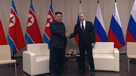 first meeting between kim and putin over north korean nuclear stand off