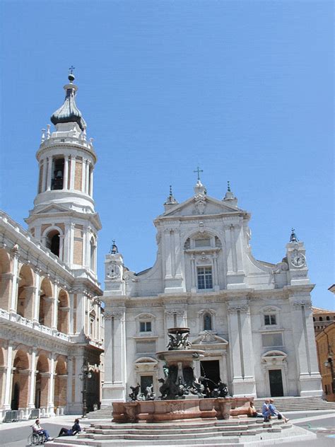 Loreto Italy The Holy House Of Loreto Home Of Mary And Place