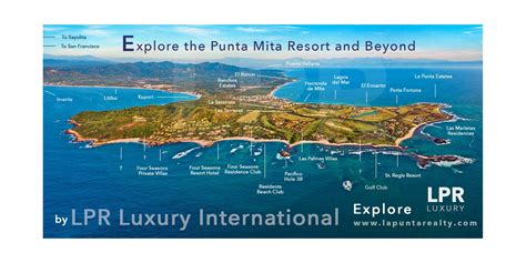 Map Of Punta Mita Aerial Photo Map Of The Punta Mita Resort Mexico