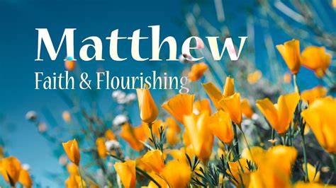 Matthew Faith And Flourishing The Beatitudes Week 1 Mitcham Baptist Church