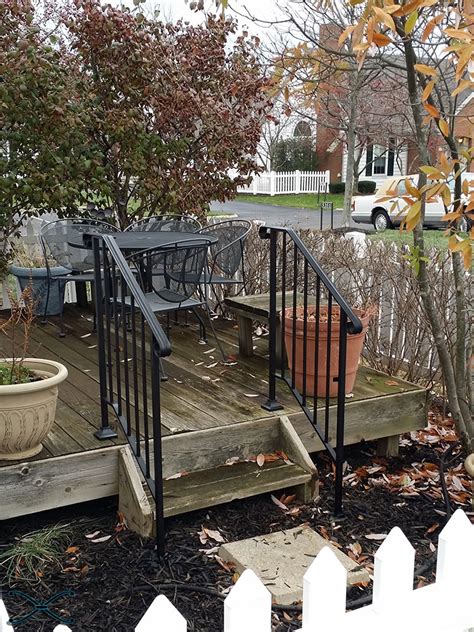 It is essential to choose a design that matches the style of the deck, as well as the rest of your property. Picket #2 - DIY Handrail Kit spans two stair risers - DIY ...