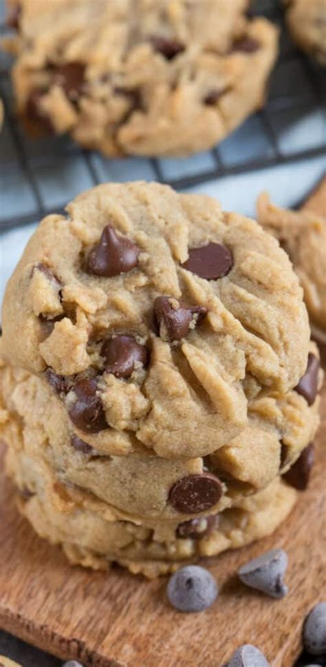 Best Soft Peanut Butter Chocolate Chip Cookies Crazy For Crust