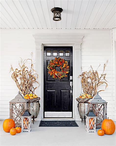 40 Festive Fall Porch Ideas For A Welcoming Autumn Look Fall Front