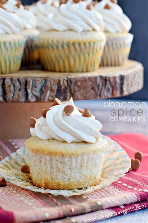 Cinnamon Spice Cupcakes - Shugary Sweets