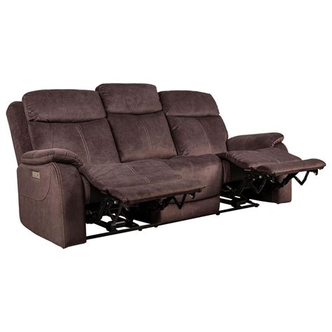 Motomotion Power Reclining Sofa With Power Headrest And Lumbar In Arula