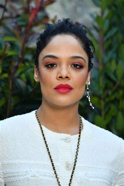 Tessa lynne thompson (born october 3, 1983) is an american actress and musician. Tessa Thompson Tries Something New at the Chanel Couture ...