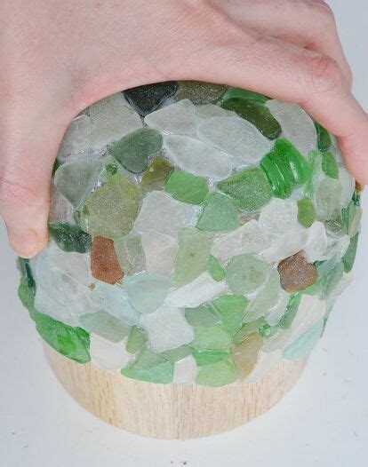How To Make A Bowl From Sea Glass Sea Glass Crafts Sea Glass Art Sea Glass Jewelry Pendant