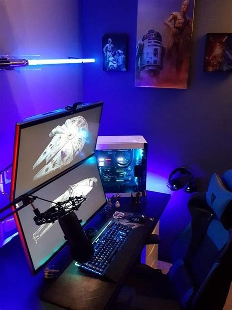 This is the craziest gaming setup we've ever seen: Best Trending Gaming Setup Ideas #ideas #PS4 #bedroom #Xbox #mancaves #computers #DIY #Desks # ...
