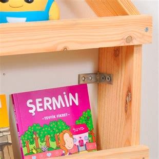 Çocuk Odası Eğitici Montessori Kitaplık Mobilya Raf Duvar Rafı Markaawm