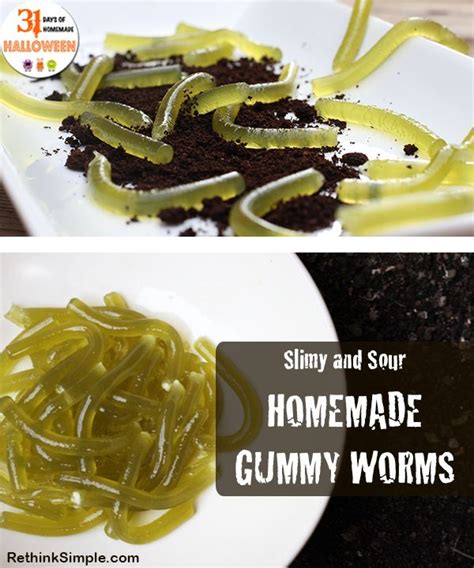 Homemade Gummy Worms The Earthy Mama Food Snack Recipes Gelatin