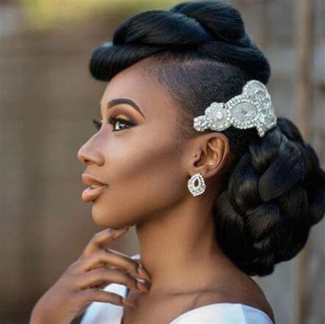 Natural Bun Hairstyles With Weave