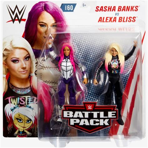 Wwe Wrestling Battle Pack Series 60 Alexa Bliss Sasha Banks 6 Action