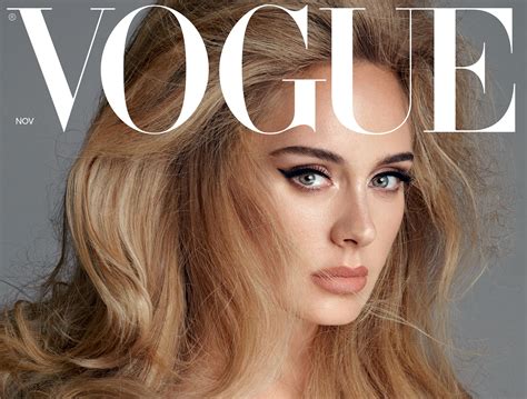 Adele Sulle Cover Di Vogue Uk E Vogue Usa Wondernet Magazine