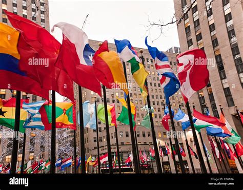 Un Headquarters Flags Hi Res Stock Photography And Images Alamy