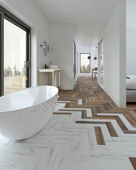 tile wood floor combination flooring blog