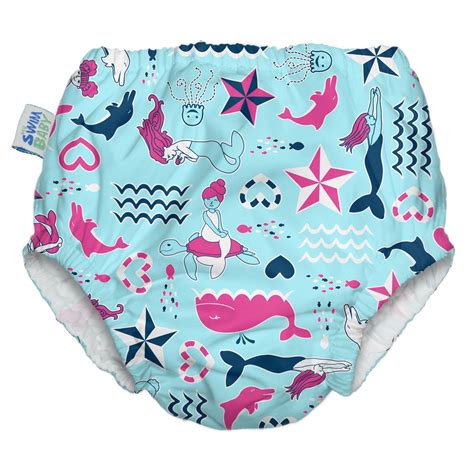My Swim Baby Swim Diaper Little Mermaids S