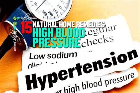 15 Natural Home Remedies For High Blood Pressurehypertension Lower