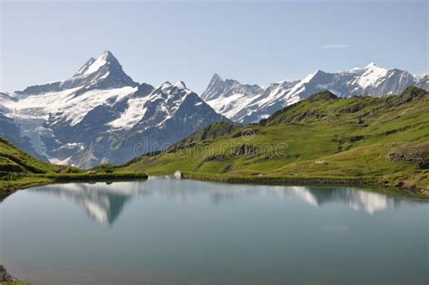 View On The Swiss Alps Stock Image Image Of Alpine European 24170171