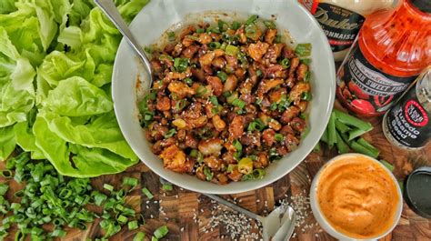 Korean Fire Chicken Lettuce Wraps in 2021 | Fire chicken, Chicken lettuce wraps recipe, Chicken ...