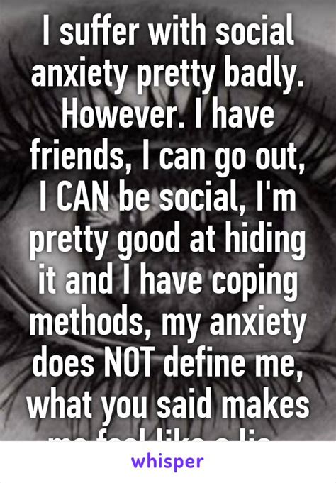 Anxiety is a feeling of fear, worry, and/or tension. I suffer with social anxiety pretty badly. However. I have ...