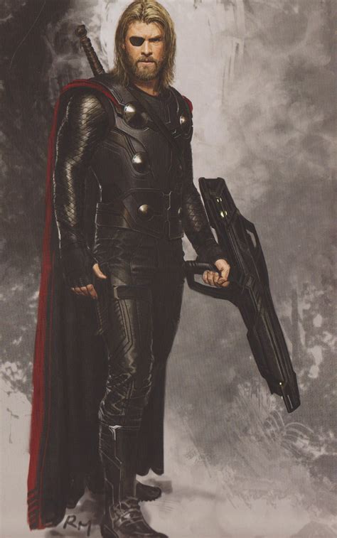 Some newly shared concept art for avengers: Image - Avengers Infinity War Thor concept art 2.jpg ...