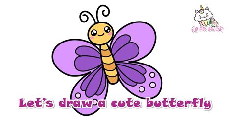 How To Draw A Butterfly Very Easy Butterfly Drawing Butterfly Drawing Tutorial Youtube
