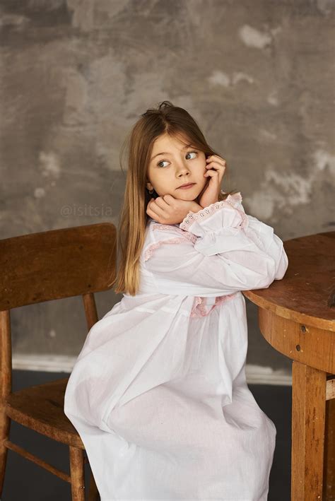Soft Victorian Custom Nightgown For Girls 4 11 Year Old White Etsy