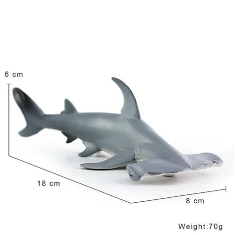 Buy Hammerhead Shark Simulated Animals Pvc Action