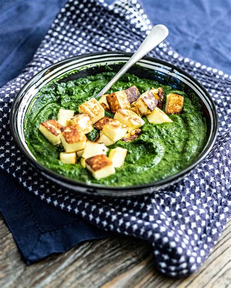 Spinach And Paneer Curry Palak Paneer A Kitchen Cat
