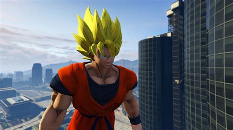 The file dragon ball z: Dragon Ball Z Goku - Personnages pour GTA V sur GTA Modding