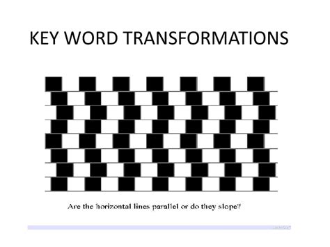 Working With Key Word Transformation Exercises