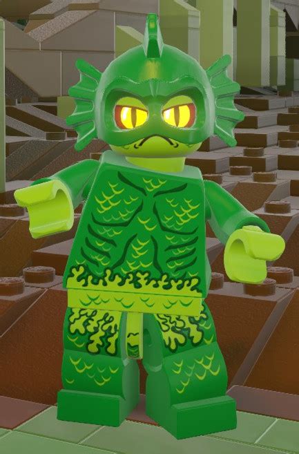 I really like the overall design of the swamp monster and love the fact he comes with a trident. Swamp Creature | Lego Worlds Wiki | Fandom