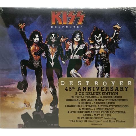 Kiss Destroyer 45th Anniversary 2 Cds Edição Deluxe Submarino