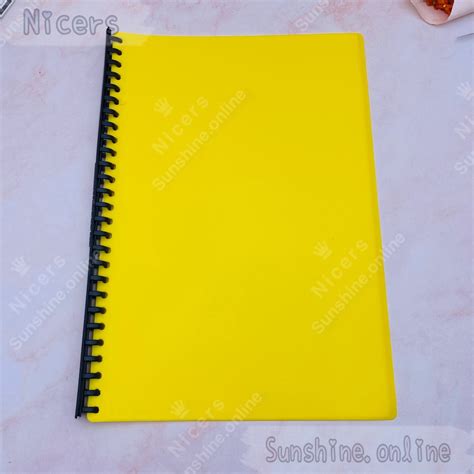 Long Size 35 X 24 Cm Short Size 30 X 24 Cm Clear Book File Folder