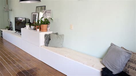 Bestå tv units combine contemporary good looks with practical function. IKEA Besta Hack | IKEA Besta 2-in-1 zitbank + tv meubel ...