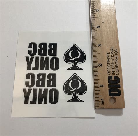 buy 6 sheet temporary tattoo set qos bbc only i love bbc 38 total tattoos queen of spades