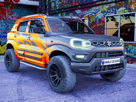 Maruti S Presso Modified As A Proper Suv Render With Off Road Features