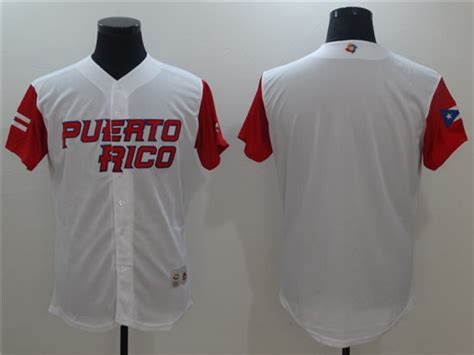 Custom Puerto Rico Team Jerseys