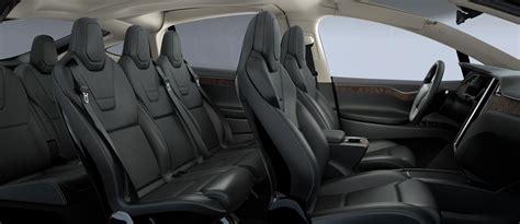 Model X Interior Tesla 7 Passenger Seating Sedan Energy Solar