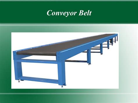 Types Of Conveyor Belt