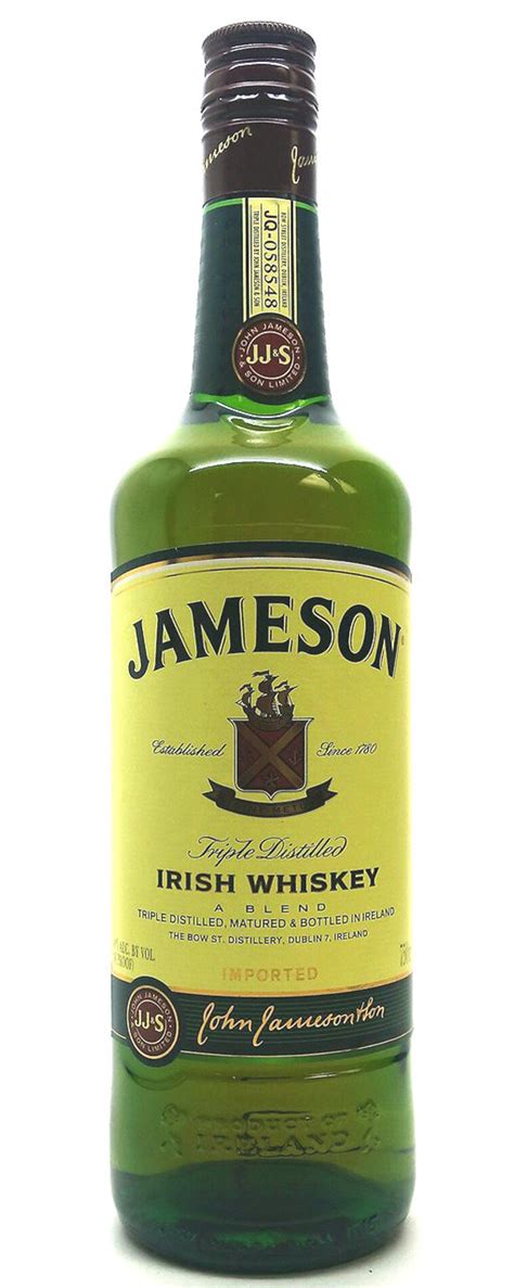Jameson Triple Distilled Irish Whiskey Old Town Tequila