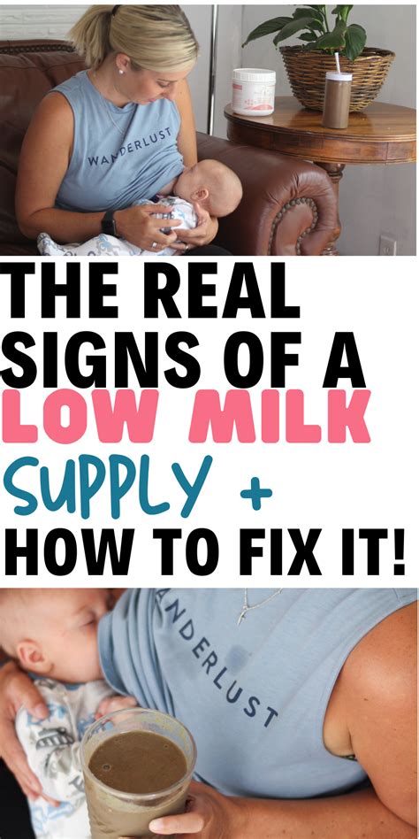 Warning Signs You Have A Low Milk Supply And What To Do Milk Supply