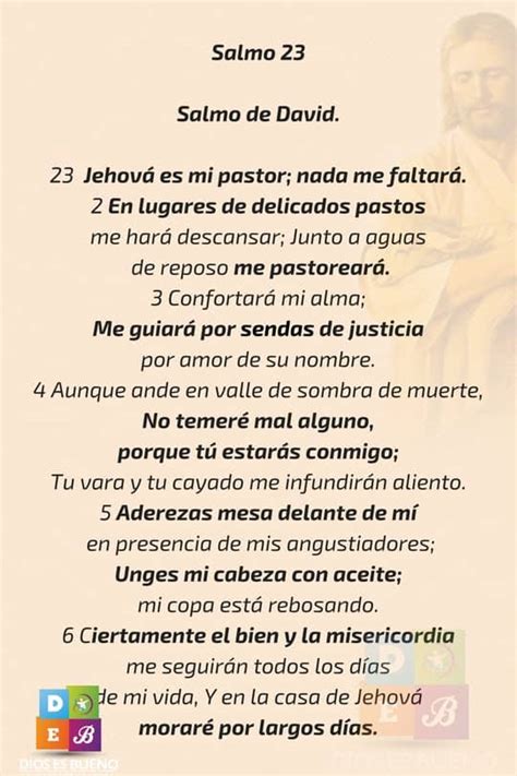 Jehová es mi pastor nada me faltará salmo 23 - Beliefnet