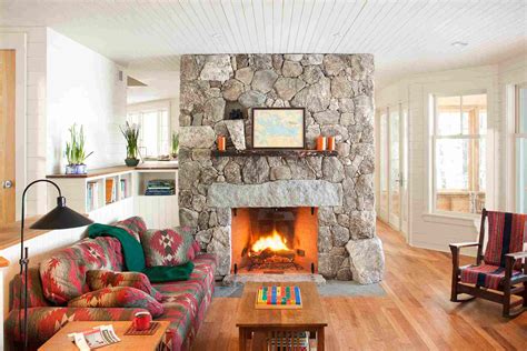 18 Stunning Stone Fireplaces For Every Style
