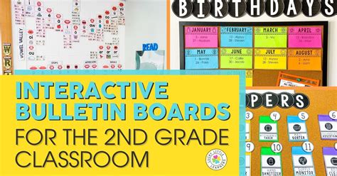 Interactive Bulletin Boards For The 2nd Grade Classroom Lucky Little