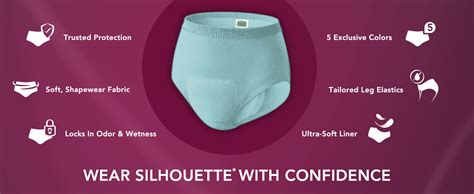 Depend Silhouette Incontinence And Postpartum Underwear For