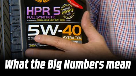 Find Out What The Big Numbers On Engine Oils Mean Youtube