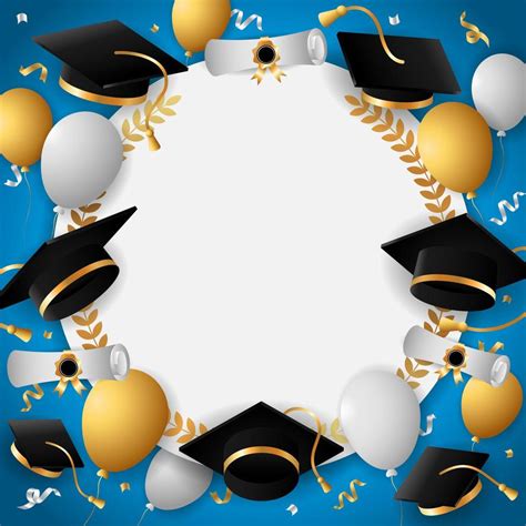 Graduation Background Template 8082335 Vector Art At Vecteezy