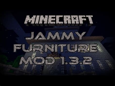 Minecraft Como Instalar Jammy Furniture Mod Youtube